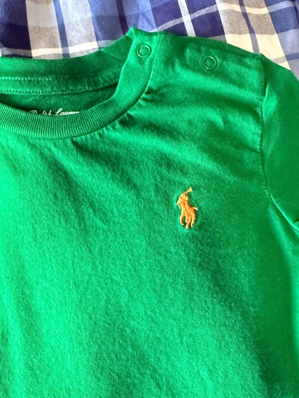 Ralph Lauren Infant Cotton Jersey Tee 12M EUC